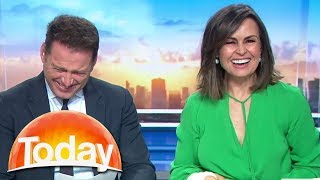 Hosts lose it over 93yearolds raunchy joke [upl. by Tinya398]