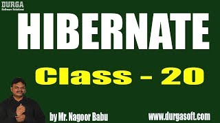 HIBERNATE Online Training  Class  20  by Nagoor Babu On 15122018 [upl. by Hachmin756]