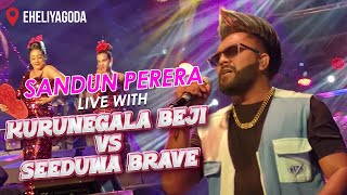 Sandun Perera Live With Kurunegala Beji VS Seeduwa Brave  Aura Lanka Music Festival [upl. by Lled741]