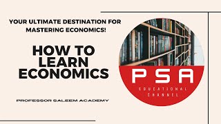 Intro About My YouTube Channel  How to Learn Economics  Educational Channel  PSA [upl. by Gagne420]