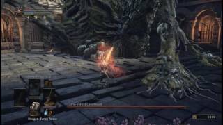 Dark Souls 3 Oneshot Boss Challenge Curse Rotted Greatwood Two Shots [upl. by Ifok]