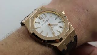 Audemars Piguet Royal Oak Ref 15400OROOD088CR01 Watch Review [upl. by Oel]