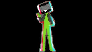 Drawing Greenscreen AKA glitch green error green rectangleface etc  speedpaint [upl. by Alyose]