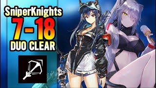 Chalter is a perfectly balanced unit Sniperknights Duo2op 718  Arknights [upl. by Oidacra]