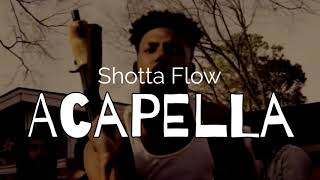 NLE Choppa  Shotta Flow AcapellaVocals Only almost [upl. by Airahs]