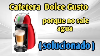 reparar Cafetera Dolce Gusto que no sale agua  Tapada [upl. by Adlai472]