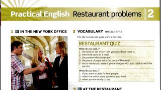 English File Pre Intermediate Student’s book 3rd edition 28 29 211 Restaurant problems [upl. by Burtie]