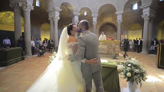 video Matrimonio con drone  Mausoleo Santa Costanza  Tenuta la Torretta [upl. by Romine622]