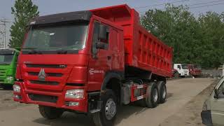 Used Red Sinotruk HOWO Dump Truck 6×4 [upl. by Iy952]