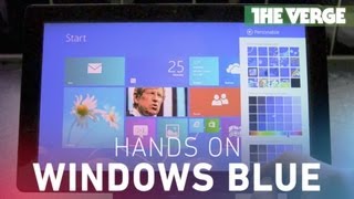 Windows Blue handson preview [upl. by Jeroma]