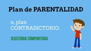 PLAN DE PARENTALIDAD Custodia Compartida [upl. by Notyrb647]