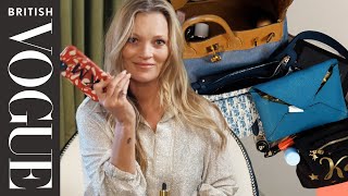 Inside Kate Mosss Handbag  British Vogue [upl. by Rabiah]