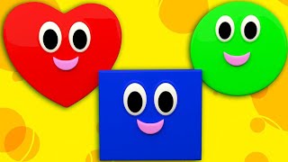 Shapes Song  We Are Shape  Geomatric shapes For Kids  shapes for kindergarten and nursery rhymes [upl. by Kreindler191]