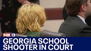 Georgia school shooting suspect appears in court  FOX 13 Seattle [upl. by Ianej]