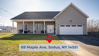 69 Maple Ave Sodus NY 14551  Video Tour by R3D Media [upl. by Gabriela870]