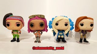 The Four Horsewomen of WWE Funko Pops FINALLY [upl. by Luapnoj650]