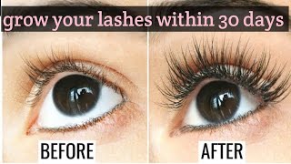 How to grow thick and long eyelashes naturally  grow long  healthy eyelashes quickly [upl. by Trammel]