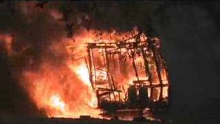 RAW VIDEO Modjeska homes burn 102307  20071023 [upl. by Anirret]