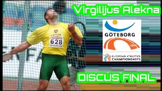 Virgilijus Alekna Lithuania DISCUS FINAL 20060812 European Championships Göteborg [upl. by Northrop657]