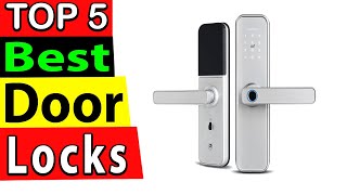 Best Fingerprint Door Locks In 2025 TOP 5 [upl. by Ahtela]