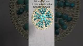 Tutorial completo su Youtube canale Mihaela CocaIl mio mondo bello uncinetto2024 crochetbijoux [upl. by Abramo]