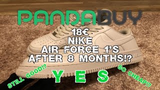 18€ Nike Air Force 1s from pandabuy after 8 months [upl. by Boone]