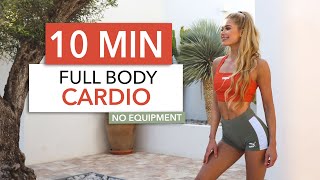 10 MIN CARDIO  Full Body Workout Sweaty Edition  special exercises not boring I Pamela Reif [upl. by Newcomer]