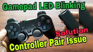 Gamebox Gamestick Gamepad not working LED light blinking not stable [upl. by Ennairrac]