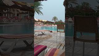 Basen deszcz Tunezja Djerba Baya Beach hotel tunisia [upl. by Eislel]