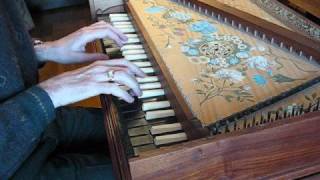 Rameau Les Sauvages on replica of 1677 Epinette à loctave played by Ryan Layne Whitney [upl. by Euqinomahs]