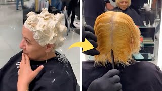 The end result of this hair transformation video is stunning [upl. by Eilak652]