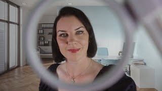 ASMR Orbital Exam eye exams choosing between lenses medical roleplay [upl. by Ailices]