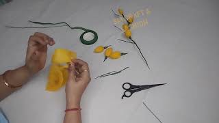 🌾How to make fabric flower pot🌾 पुरानी चुनी से बनाए फूलों का गुलदस्ता [upl. by Maddock672]