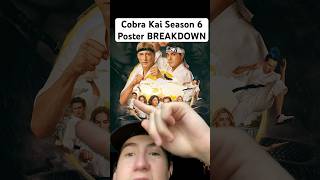 Cobra Kai Season 6 OFFICIAL Poster shorts cobrakai cobrakaiseason6 karatekid karate [upl. by Cissy]