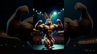 AI turns animals into Bodybuilders  Part 3  shorts aniamls aiartwork [upl. by Nomyad263]