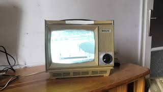 Tелевизор Юность 603 сделано в ссср Vintage Junost 603 Portable Soviet TV [upl. by Akirdnwahs89]