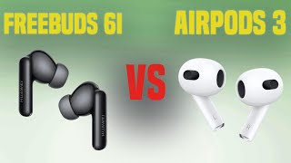 Huawei FreeBuds 6i vs Apple AirPods 3  Full Specs Compare Earbuds [upl. by Ysus985]