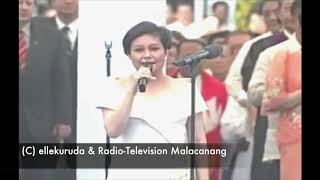 LUPANG HINIRANG  Gloria Arroyo Inauguration 2004 Nora Aunor version [upl. by Kcolttam]