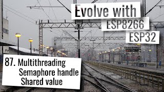 ESP32 amp ESP8266  Multithreading Semaphore handle and shared value [upl. by Htur]