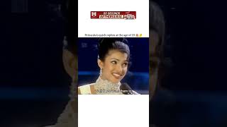 Miss world priyanka chopra smart reply at the pageantytshortsshortsfeedtrendingviralvideoshorts [upl. by Margaretta]