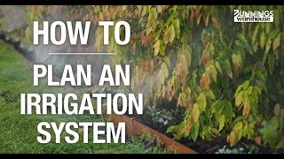 How to plan an irrigation system  Bunnings Warehouse [upl. by Sayers]