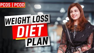 PCOS Diet Plan for Weight Loss  Dr Maryam Raana Gynaecologist [upl. by Otsirave]