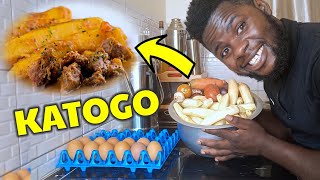 How I Cooked Tasty Matooke Katogo Uganda Food Recipe For My Family [upl. by Fortna183]