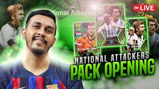 eFootball 24 Mobile Main Account National Attackers Pack Opening  LIVE [upl. by Isbella450]