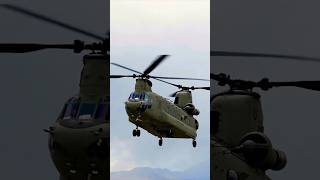 Chinook Helicopter Landing militaryaircraft chinookhelicopter [upl. by Hoj]