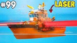 100 Ways To Sink a LEGO Boat [upl. by Adis372]