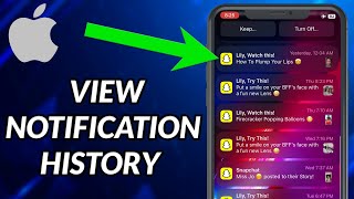 How To View Notification History On iPhone [upl. by Kreiner]