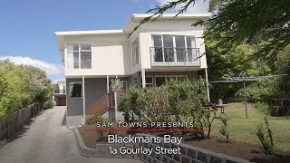 Petrusma Property Profile  1a Gourlay Street Blackmans Bay [upl. by Nnayhs]