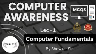 Lec  1 Computer Fundamentals  MCQs  By Showkat Sir for JKPSI SSC CGL JKSSB VLW FAA [upl. by Sitoiganap]