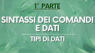 STATA Sintassi dei comandi amp Dati â€“ Tipi di dati â€“ PARTE 12 [upl. by Curren224]